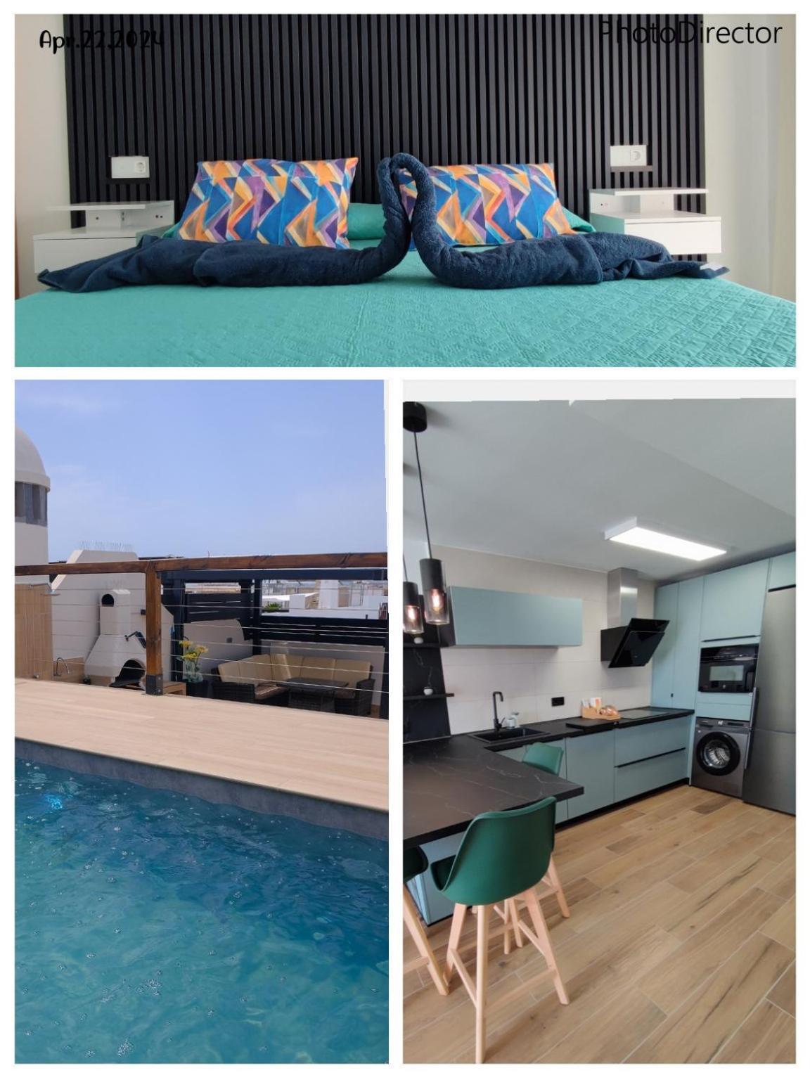 El Atico De Teresa Con Piscina Privada Climatizada A 250m Playa Apartment